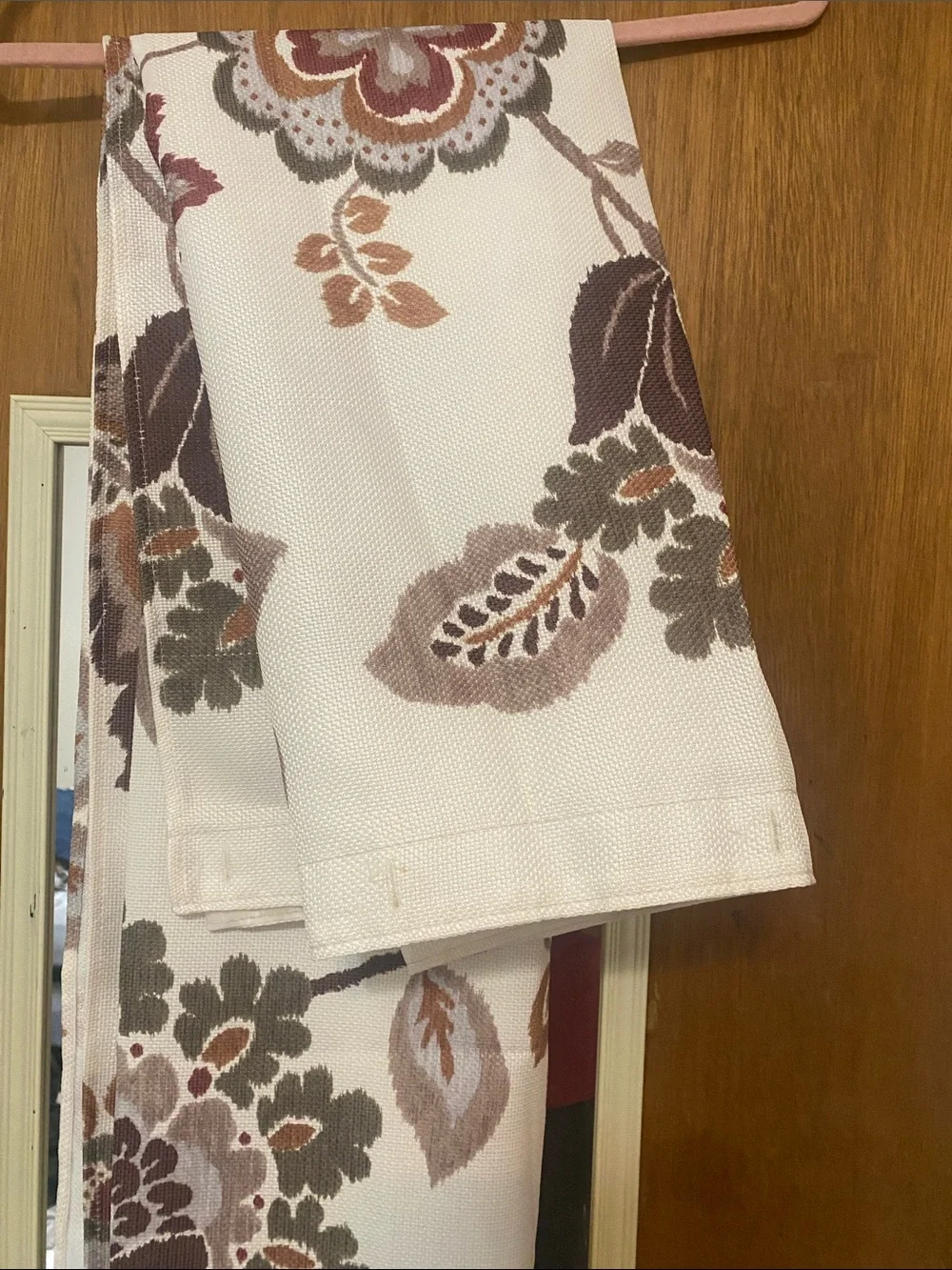 Canon Cream and flora shower curtain